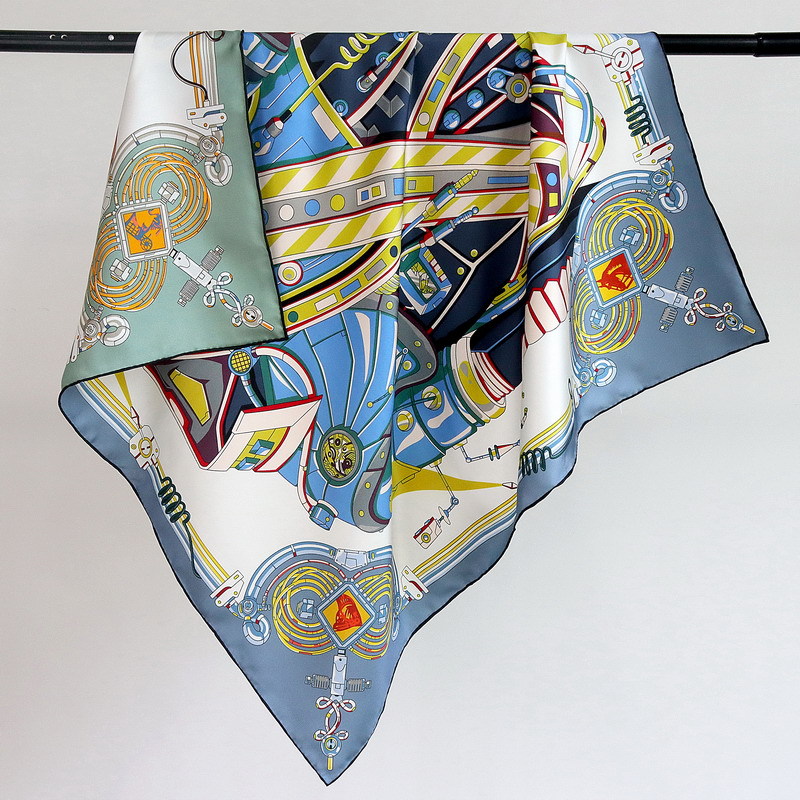 Luxury Bags China - Foulard en soie 18MM pour femme,