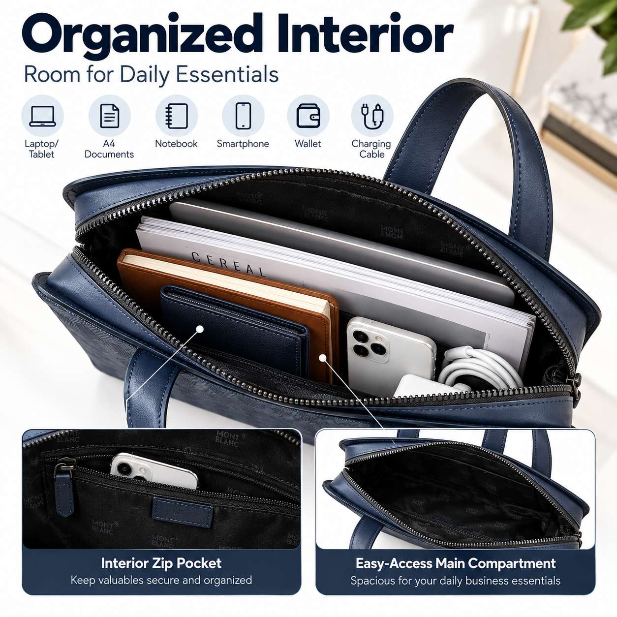 Sacoche d'affaires élégante po - Luxury Bags Tote avis et prix