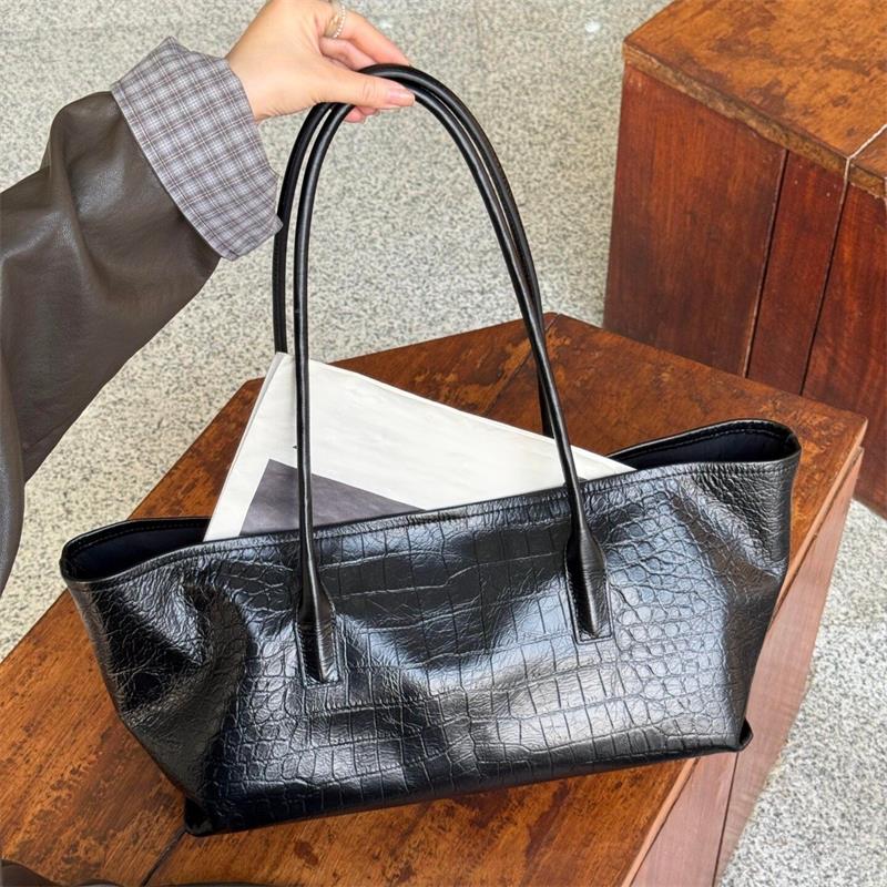 Sac à main rétro à motif croco - Luxury Bags Tote avis et prix